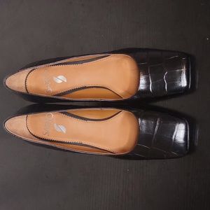 Sarto by Franco Sarto Graciana Pump Black Crocco France Leather